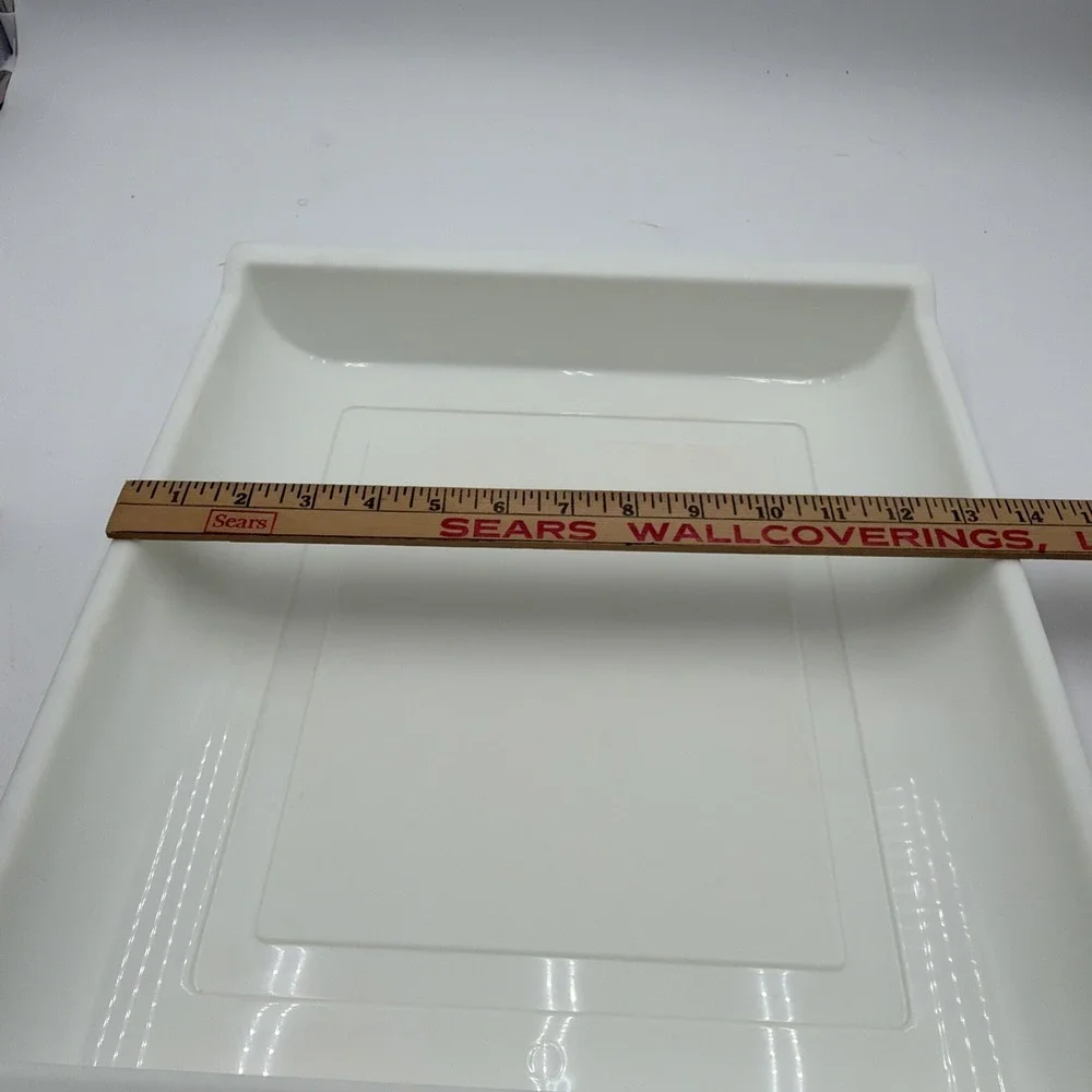 New Vintage Rubbermaid Kitchen Sink Dish Drying Rack Drainer Tray White 215G